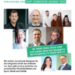 Auftritt bei den Sepp-Herberger-Awards